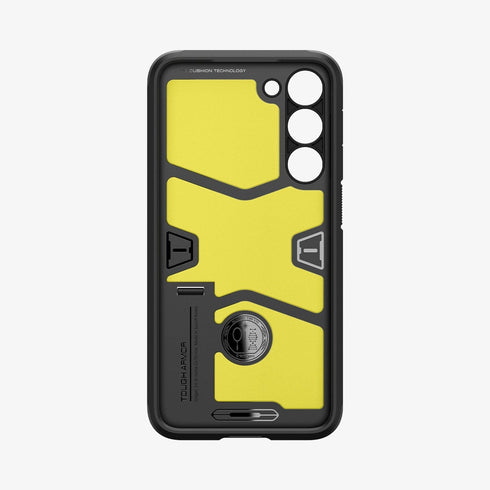 ACS05623 - Galaxy S23 Ultra Case Tough Armor in black showing the back